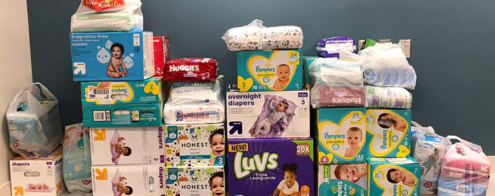 Help us keep our diaper closet stocked!